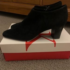 Anne Klein Black Suede Boot size 10